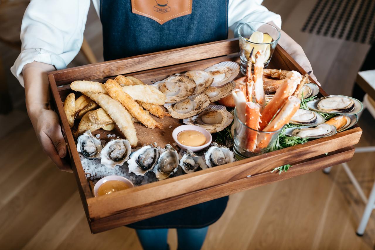 ホテル ザ チェン メルボルン アート シリーズ ボックスヒル エクステリア 写真 Seafood platter